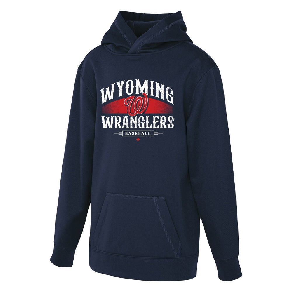 Wyoming Wranglers Youth Game Day Fleece Hooded Sweatshirt