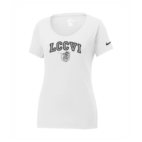 LCCVI Ladies' Nike Dri-FIT Cotton/Poly Scoop Neck Tee