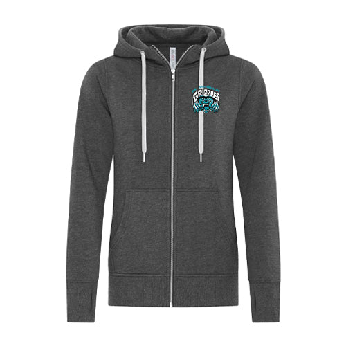 PE McGibbon Staff Ladies' EsActive Core Full Zip Hooded Sweatshirt