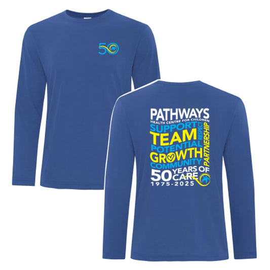 Pathways 50th Adult Long Sleeve Tee