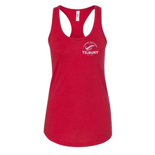 Tilbury Figure Skating Ladies' Ideal Racerback Tank (Alt. Logo)