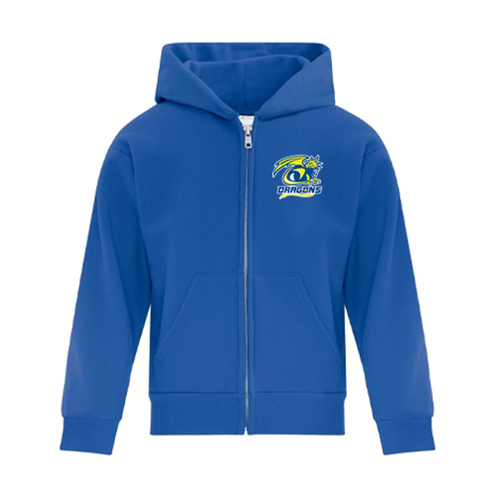 Hillcrest Youth Everyday Fleece Full Zip Hooded Sweatshirt