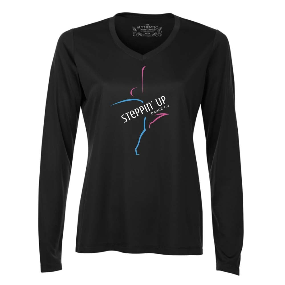 Steppin' Up Dance Ladies' Pro Team Long Sleeve V-Neck