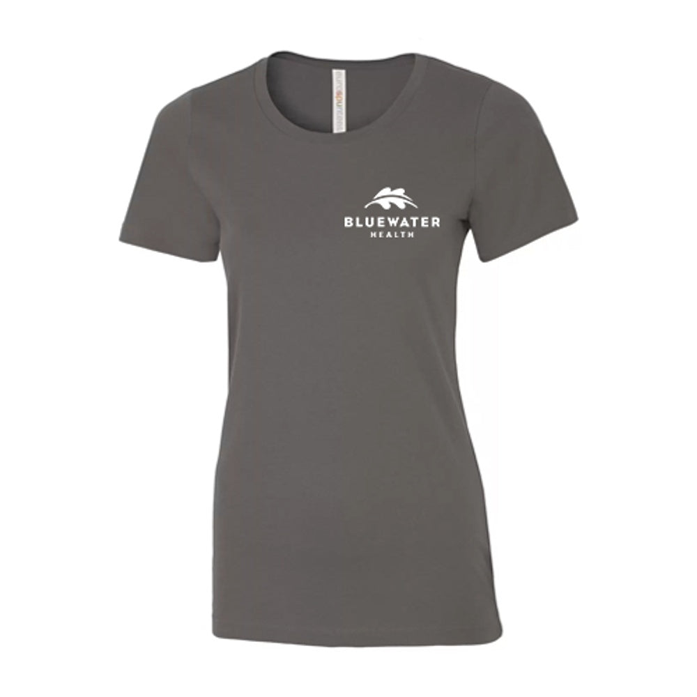 Bluewater Health Ladies' Eurospun® Ring Spun Tee