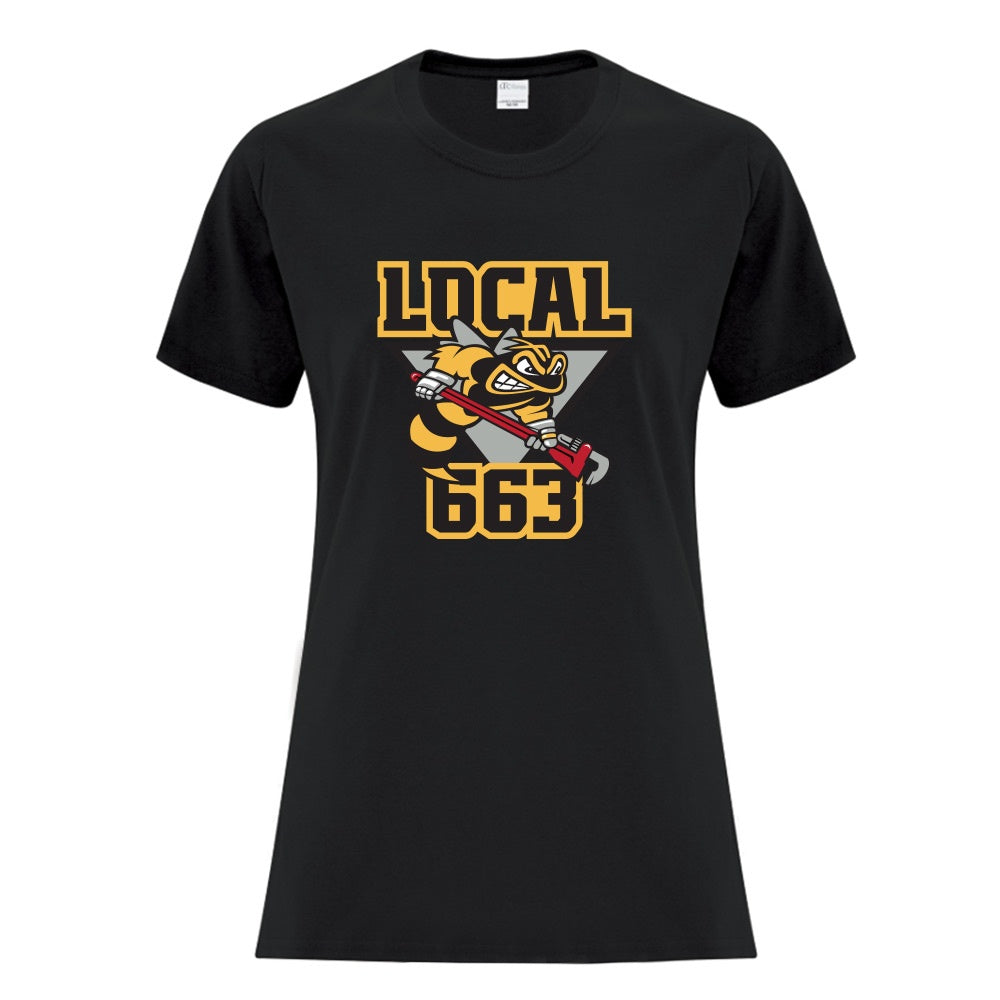Local 663 Sting Ladies' Cotton T-Shirt