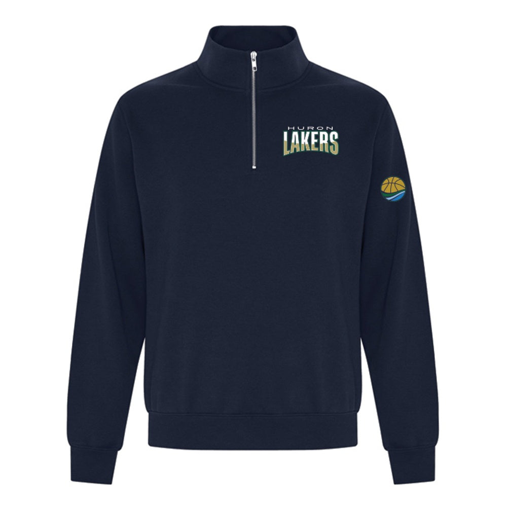 Huron Lakers Adult Everyday Fleece 1/4 Zip Sweatshirt