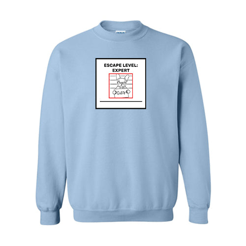 Escape Artist Cotton Crewneck Sweatshirt