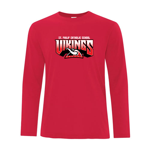 St Philip Adult Pro Spun Long Sleeve T-Shirt