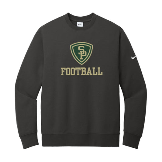 St. Pat's Football Adult Nike Club Fleece Sleeve Swoosh Crew