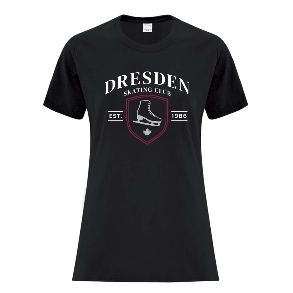 Dresden Skating Club Ladies' Cotton T-Shirt