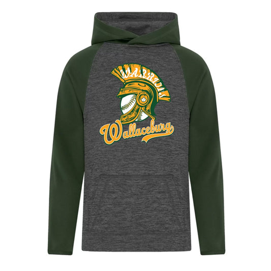 Wallaceburg Minor Baseball Youth Dynamic Heather Fleece Two Tone Hoodie