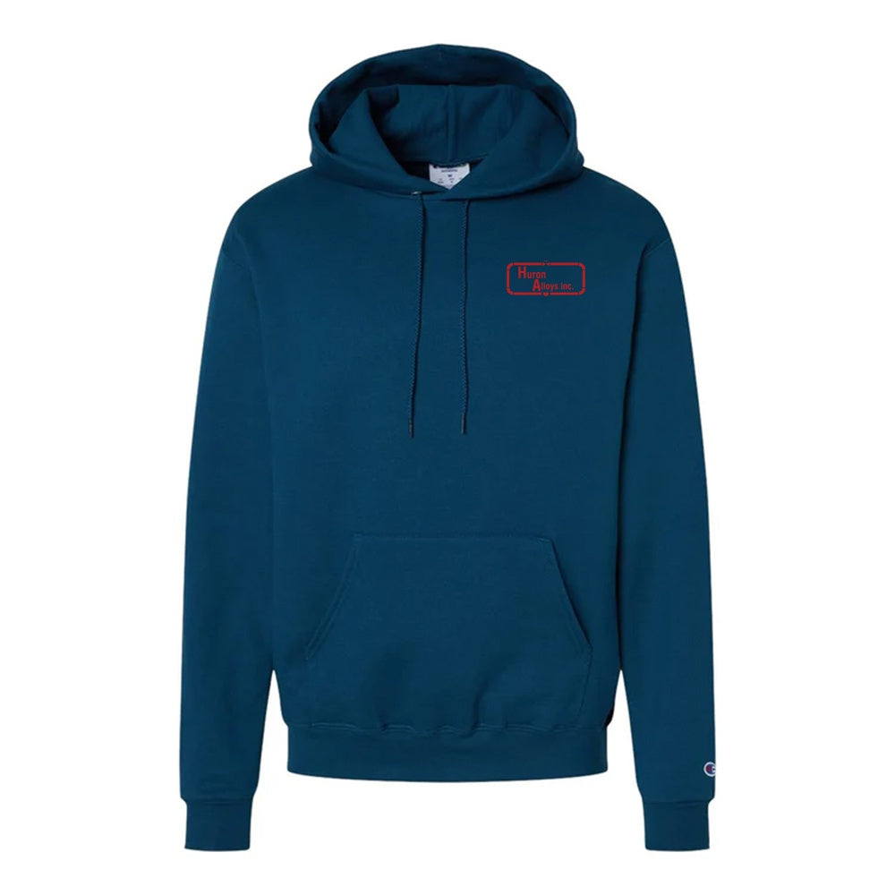 Huron Alloys Adult Champion Powerblend Pullover Hooded Sweatshirt