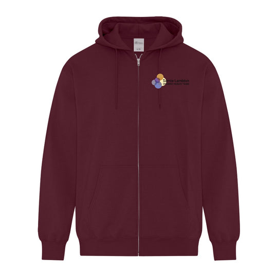 Sarnia-Lambton Ontario Health Team Adult Fleece Full Zip Hooded Sweatshirt