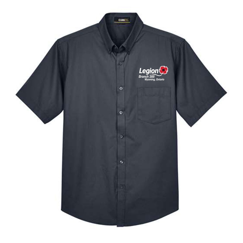 Wyoming Legion Branch 388 Adult Short-Sleeve Twill Shirt