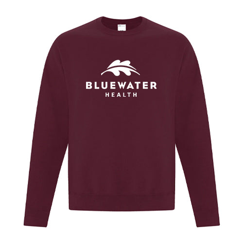Bluewater Health Adult Everyday Fleece Crewneck Sweatshirt