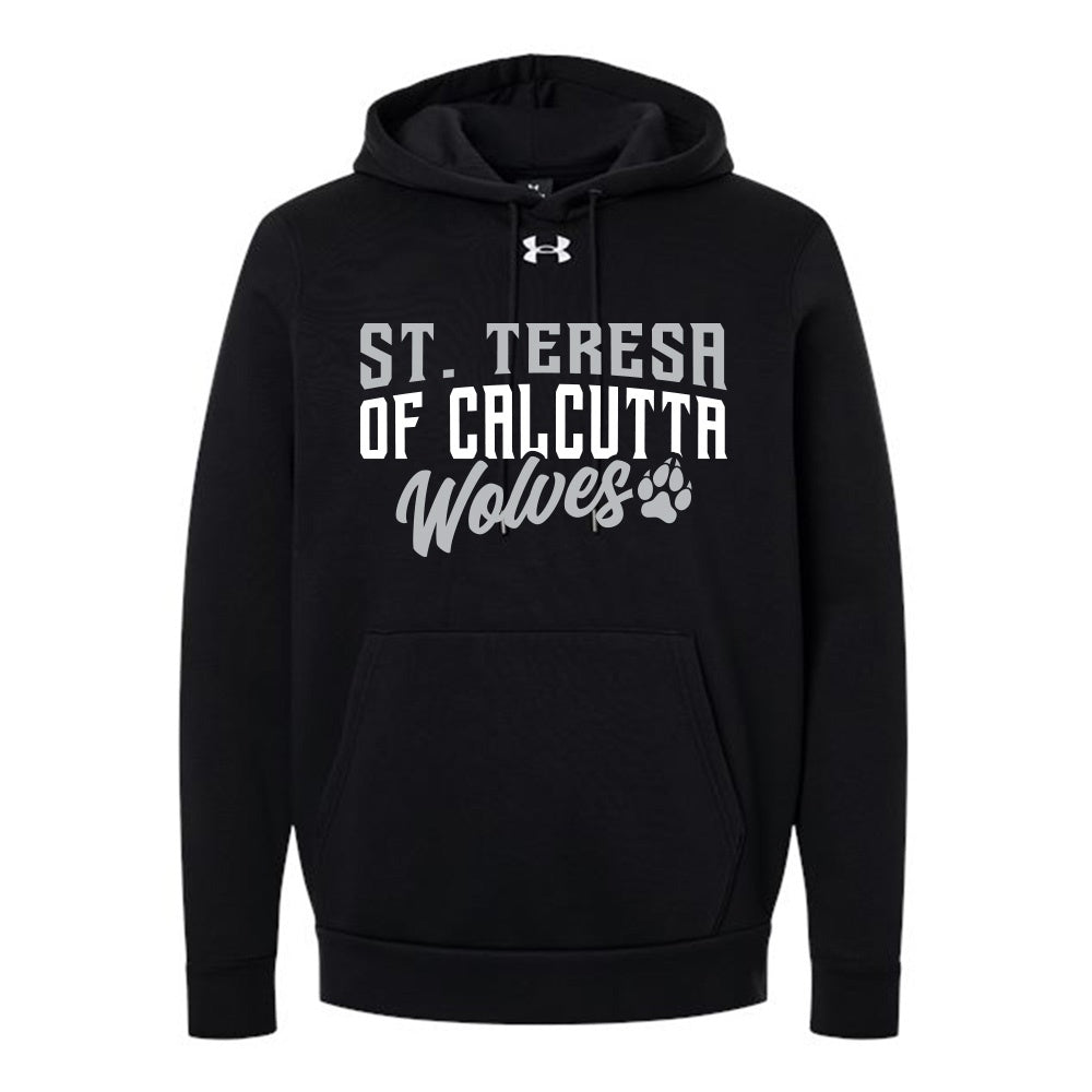 St. Teresa of Calcutta Adult Under Armour Team Icon Fleece Hooded Sweatshirt