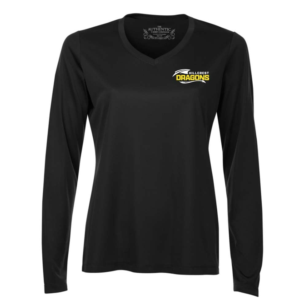 Hillcrest Ladies' Pro Team Long Sleeve V-Neck