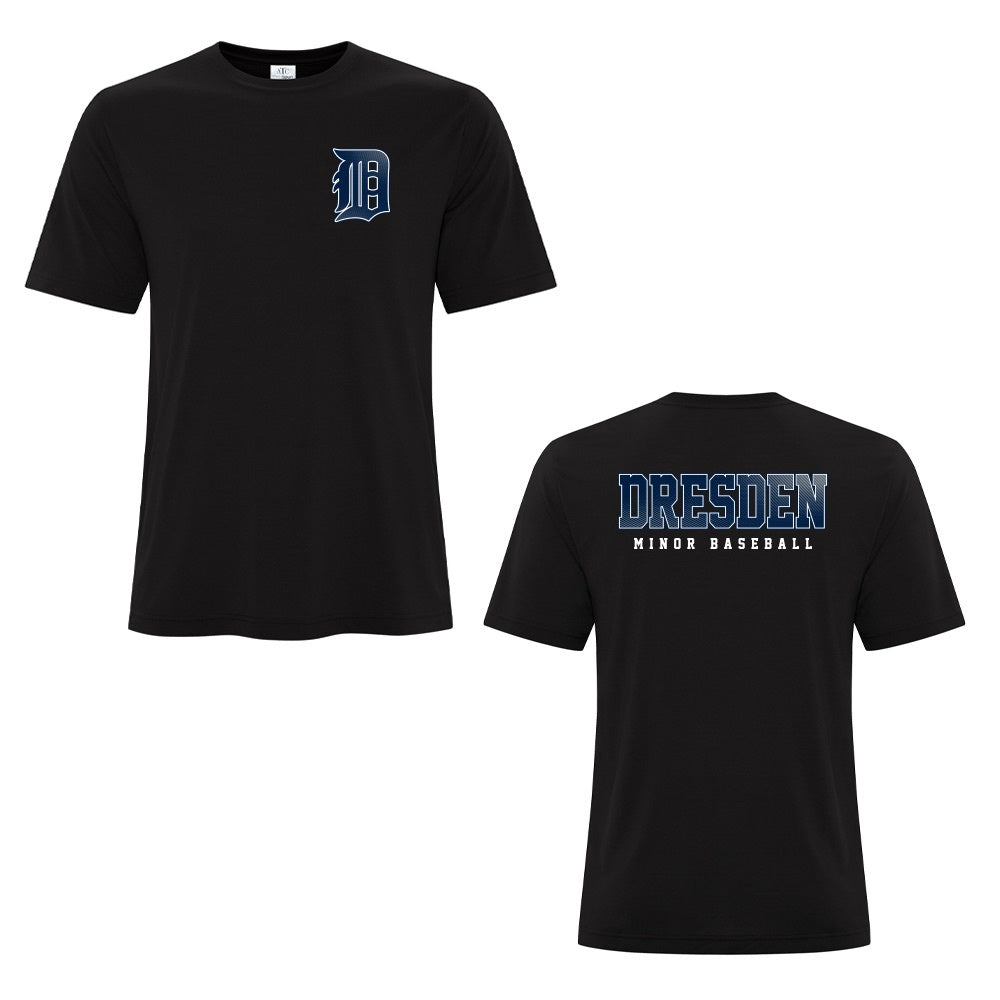 Dresden Minor Baseball Adult Pro Spun T-Shirt
