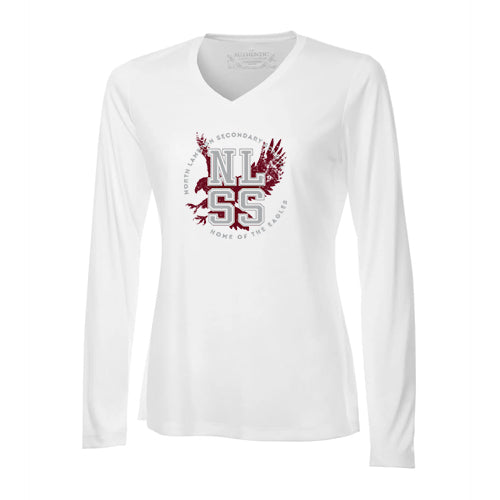 North Lambton Ladies' Pro Team Long Sleeve V-Neck Tee
