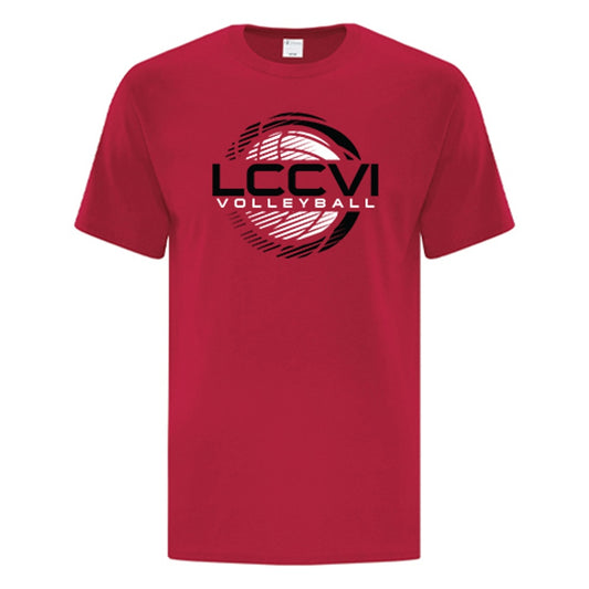 LCCVI Boys Volleyball Adult Everyday Cotton T-Shirt