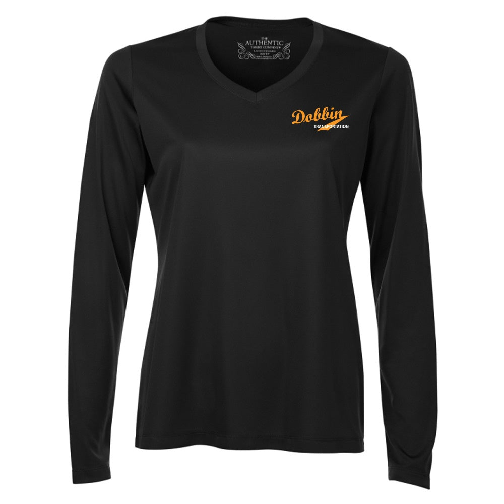Dobbin Transportation Ladies' Pro Team Long Sleeve V-Neck