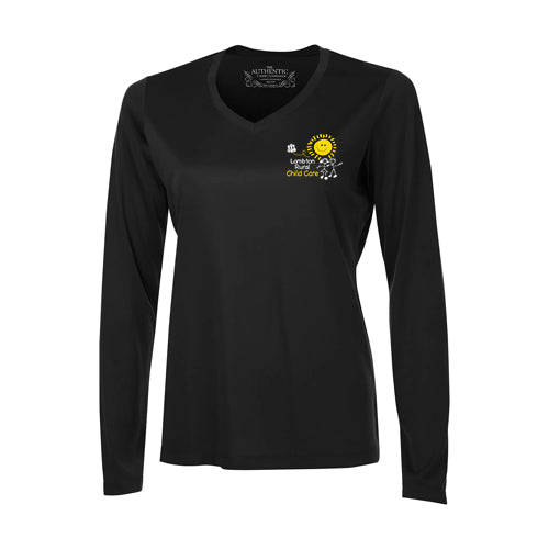 Lambton Rural Childcare Ladies' Pro Team Long Sleeve V-Neck T-Shirt