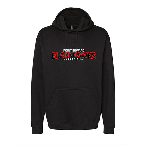 PEMAA Adult Blackhawks Twill Hoodie