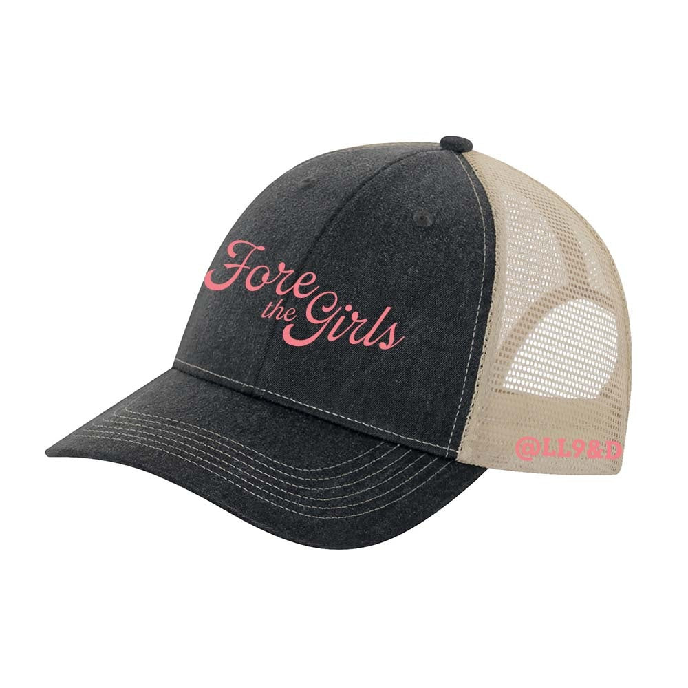 Lambton Ladies 9 & Dine Pigment Dyed Trucker Cap