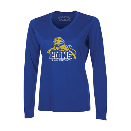 Lakeroad Ladies' Pro Team Long Sleeve V-Neck T-Shirt