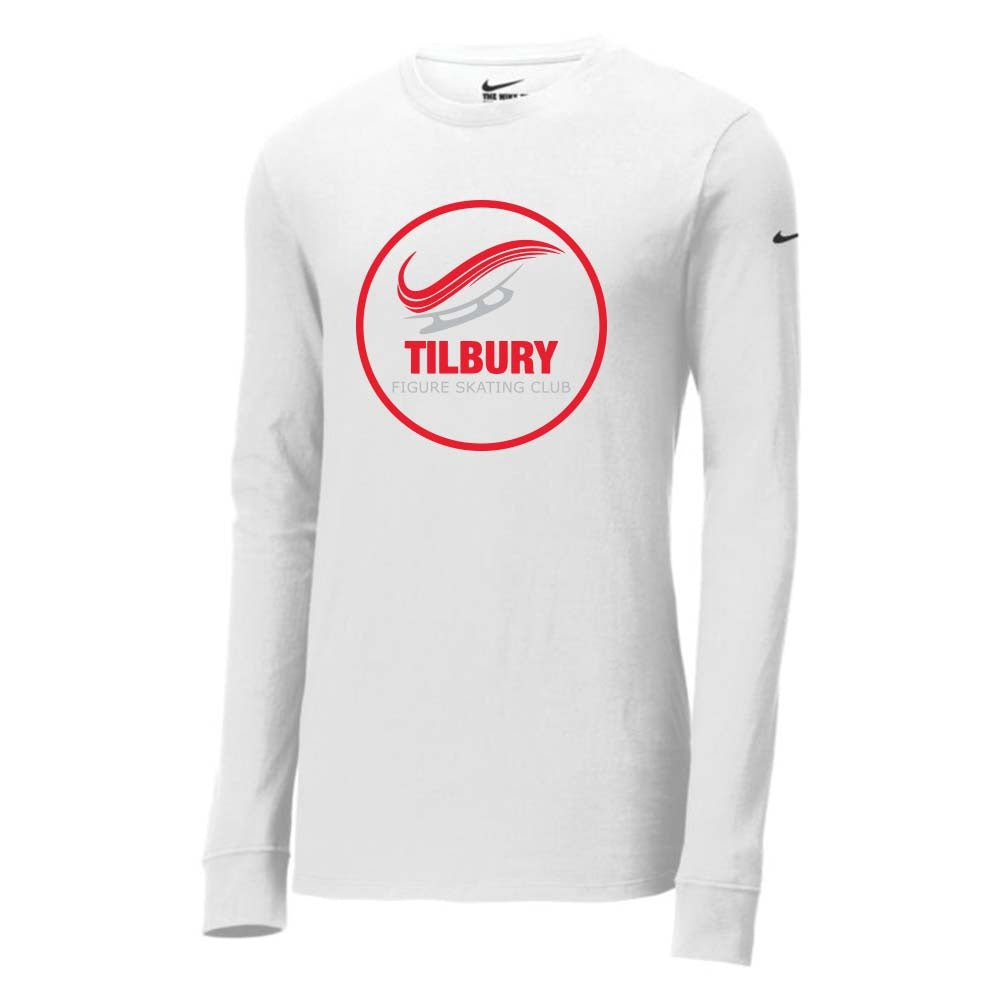Tilbury Figure Skating Adult Nike Dri-FIT Cotton/Poly Long Sleeve
