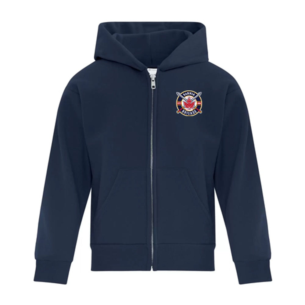 Sarnia Brigade Youth Everyday Fleece Full Zip Hooded Sweatshirt