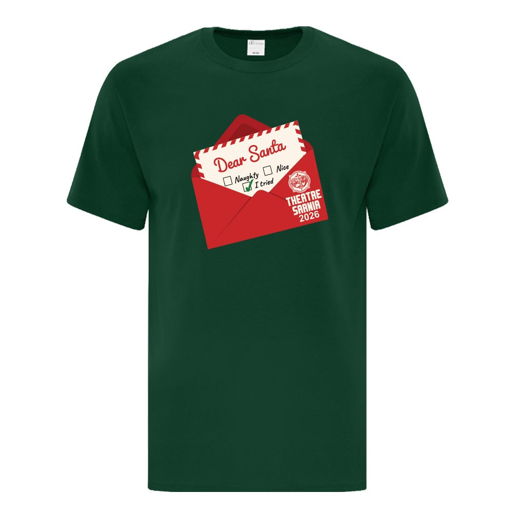 Dear Santa Youth Cotton T-Shirt