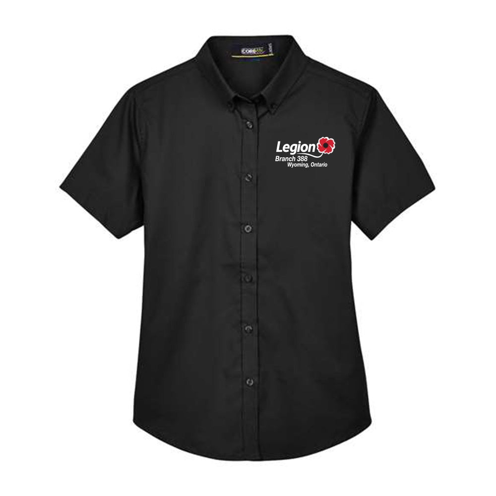 Wyoming Legion Branch 388 Ladies' Short Sleeve Twill Shirt