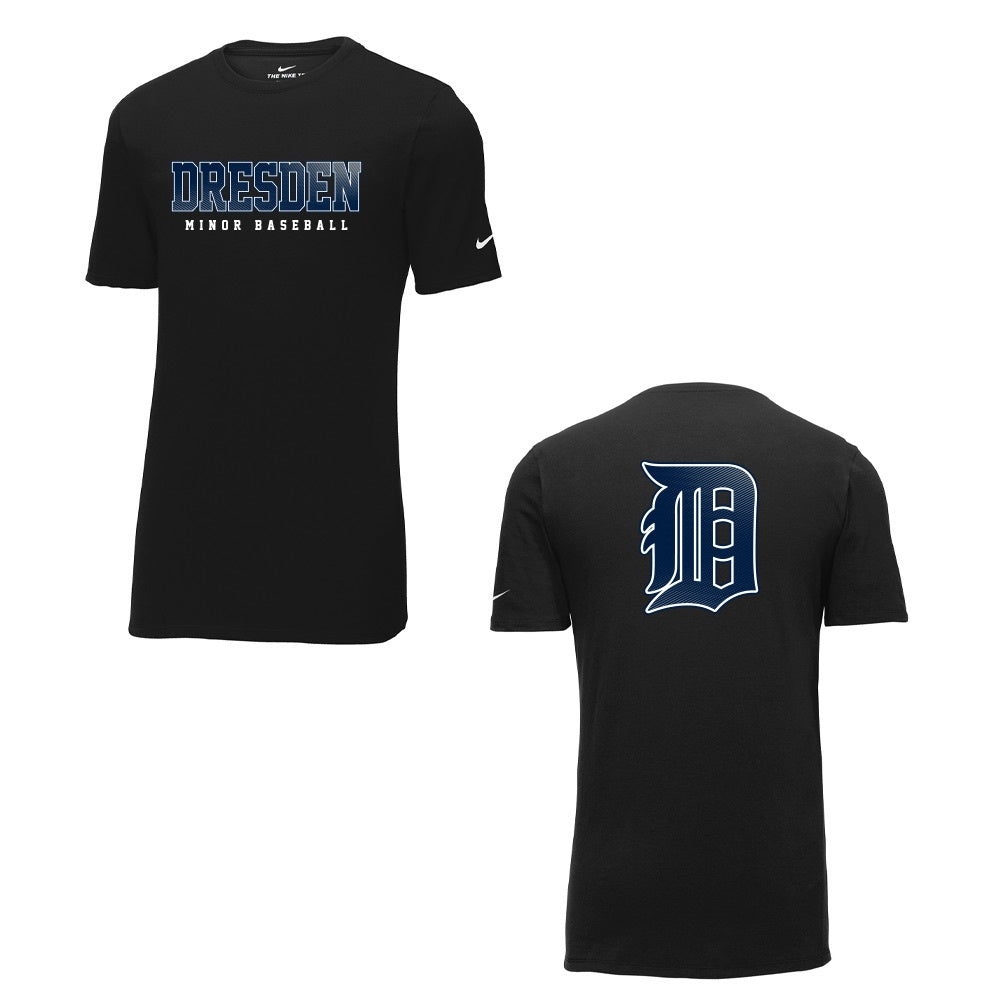 Dresden Minor Baseball Adult Nike Dri-FIT Cotton/Poly Tee