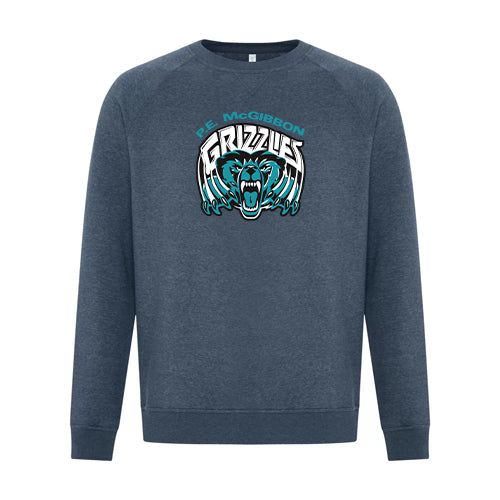 PE McGibbon Staff Adult EsActive Vintage Crewneck Sweatshirt