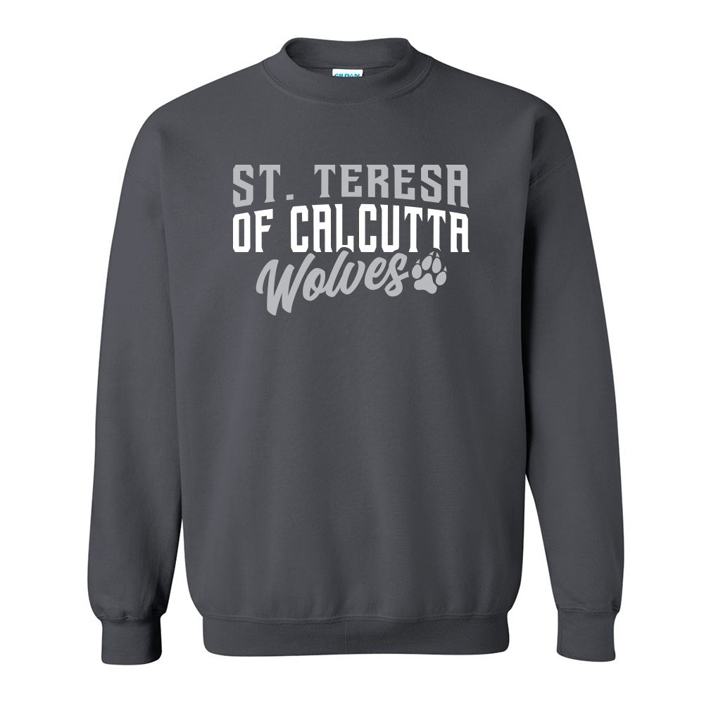 St. Teresa of Calcutta Adult Heavy Blend Crewneck Sweatshirt