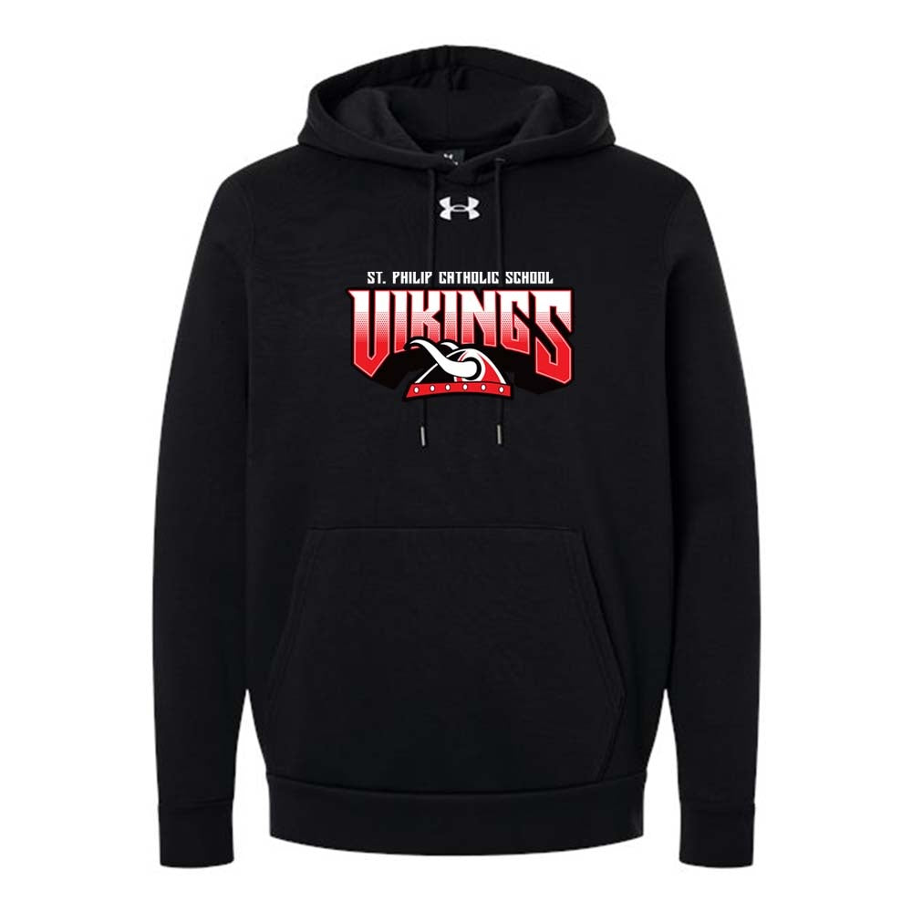 St Philip Adult Under Armour Team Icon Fleece Hooded Sweatshirt
