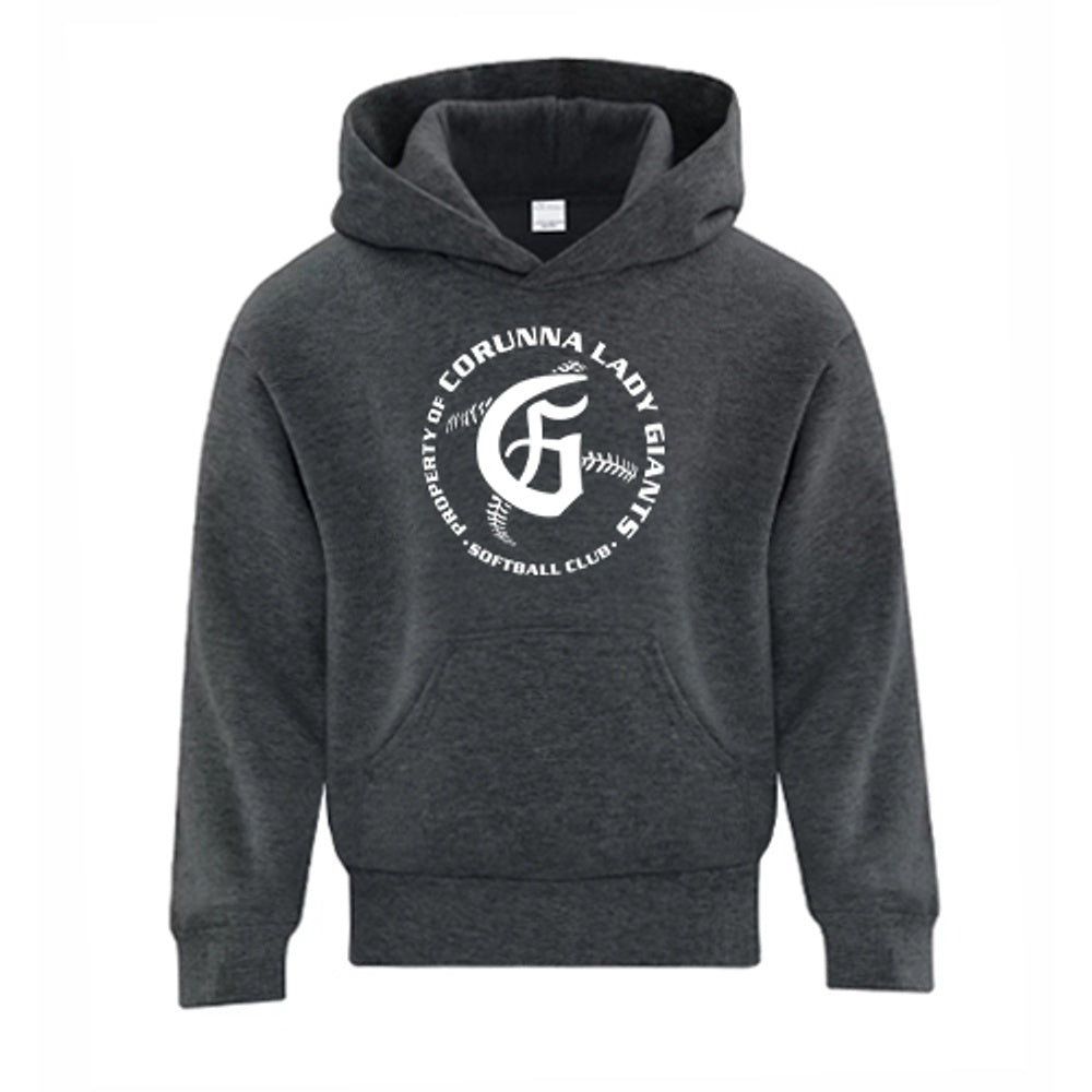 Corunna Lady Giants Youth Everyday Fleece Hooded Sweatshirt
