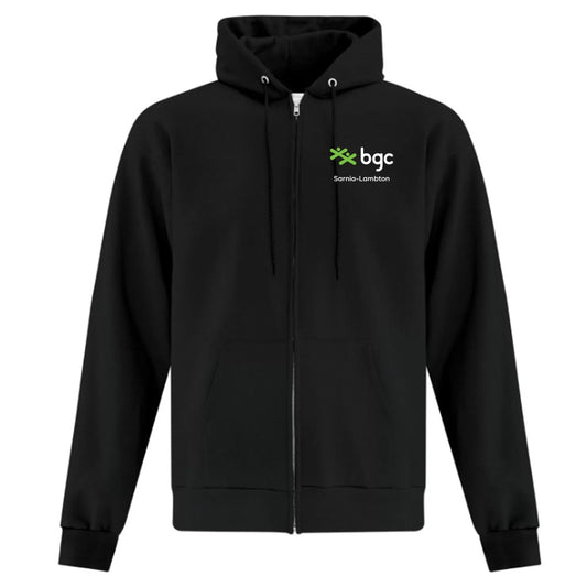 BGC Adult Everyday Fleece Full Zip Hooded Sweatshirt