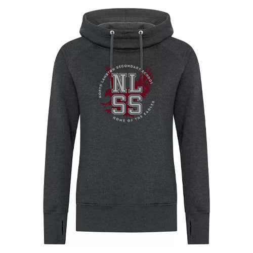 North Lambton Ladies' EsActive Vintage Hooded Sweatshirt