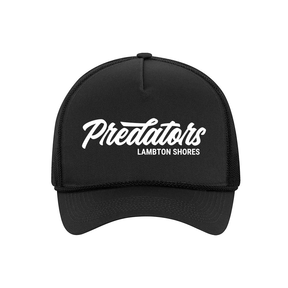 Lambton Shores Predators Cotton Twill 5-Panel Trucker Rope Cap