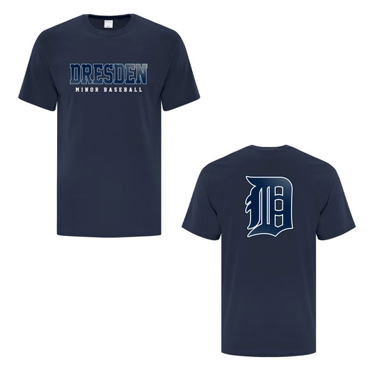 Dresden Minor Baseball Adult Cotton T-Shirt