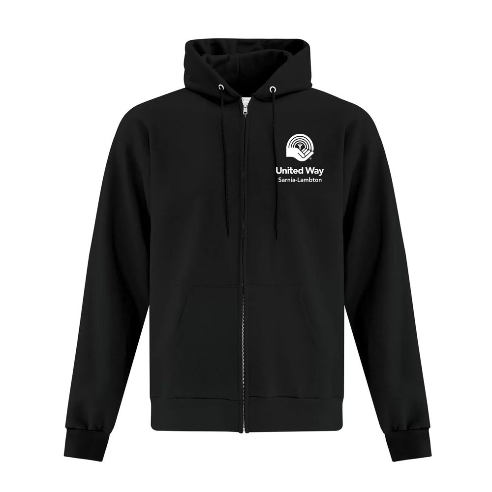 United Way Adult Everyday Fleece Full Zip Hooded Sweatshirt