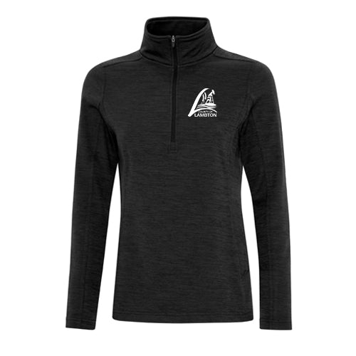County of Lambton Ladies' Dynamic Heather Fleece 1/2 Zip Sweatshirt