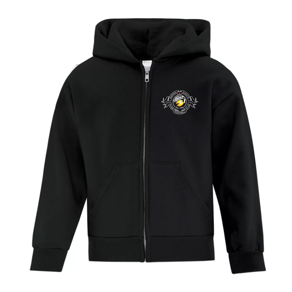 Sarnia Saints Youth Everyday Fleece Full Zip Hooded Sweatshirt