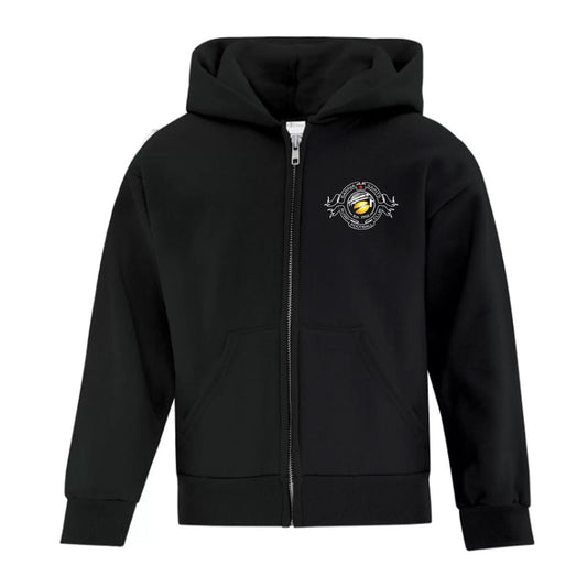 Sarnia Saints Youth Everyday Fleece Full Zip Hooded Sweatshirt