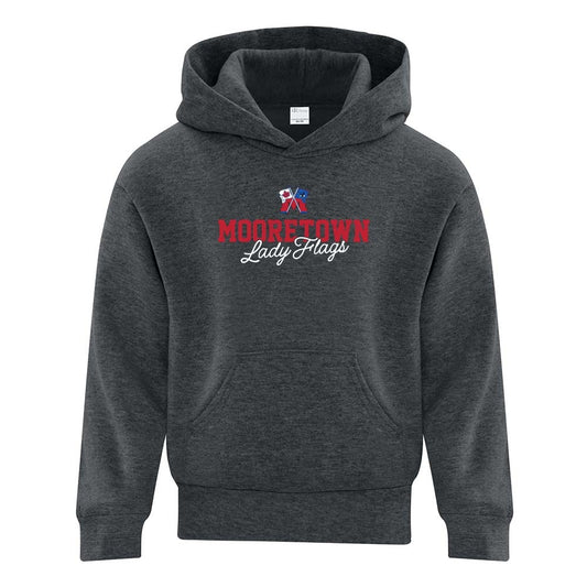 Mooretown Lady Flags Youth Fleece Hooded Sweatshirt