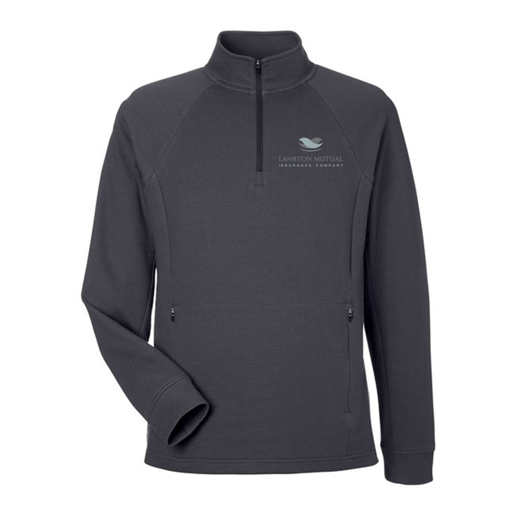 Lambton Mutual Insurance Adult Rhythm Waffle 1/4 Zip Pullover