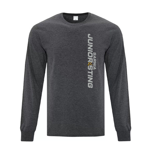 Sarnia Jr Sting Adult Everyday Cotton Long Sleeve T-Shirt