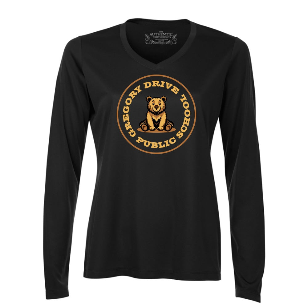 Gregory Drive Ladies' Pro Team Long Sleeve V-Neck
